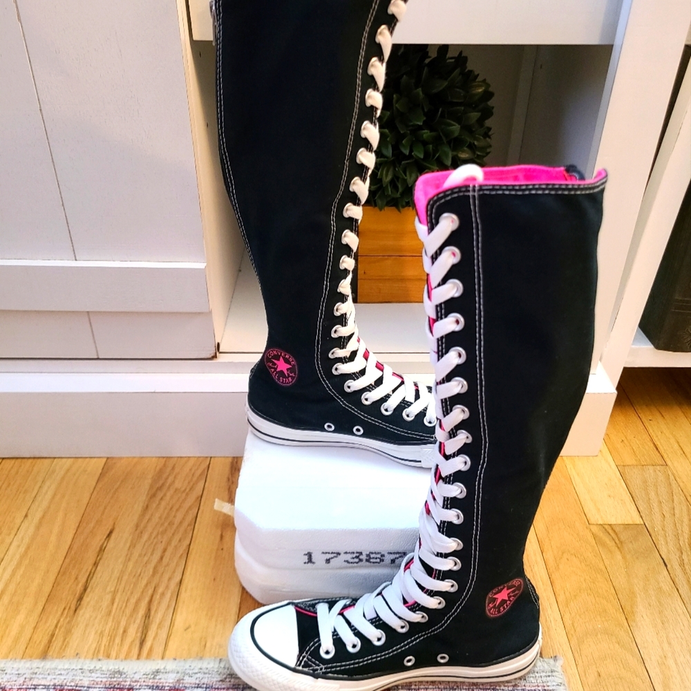 RARE NEW Converse All Star Calf/Knee high Women's 5